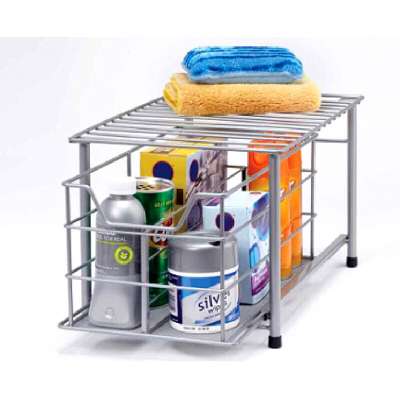 Household Kitchen Bathroom High Quality Multifunctional Removable Painting Mesh Cabinet Drawer Storage Rack